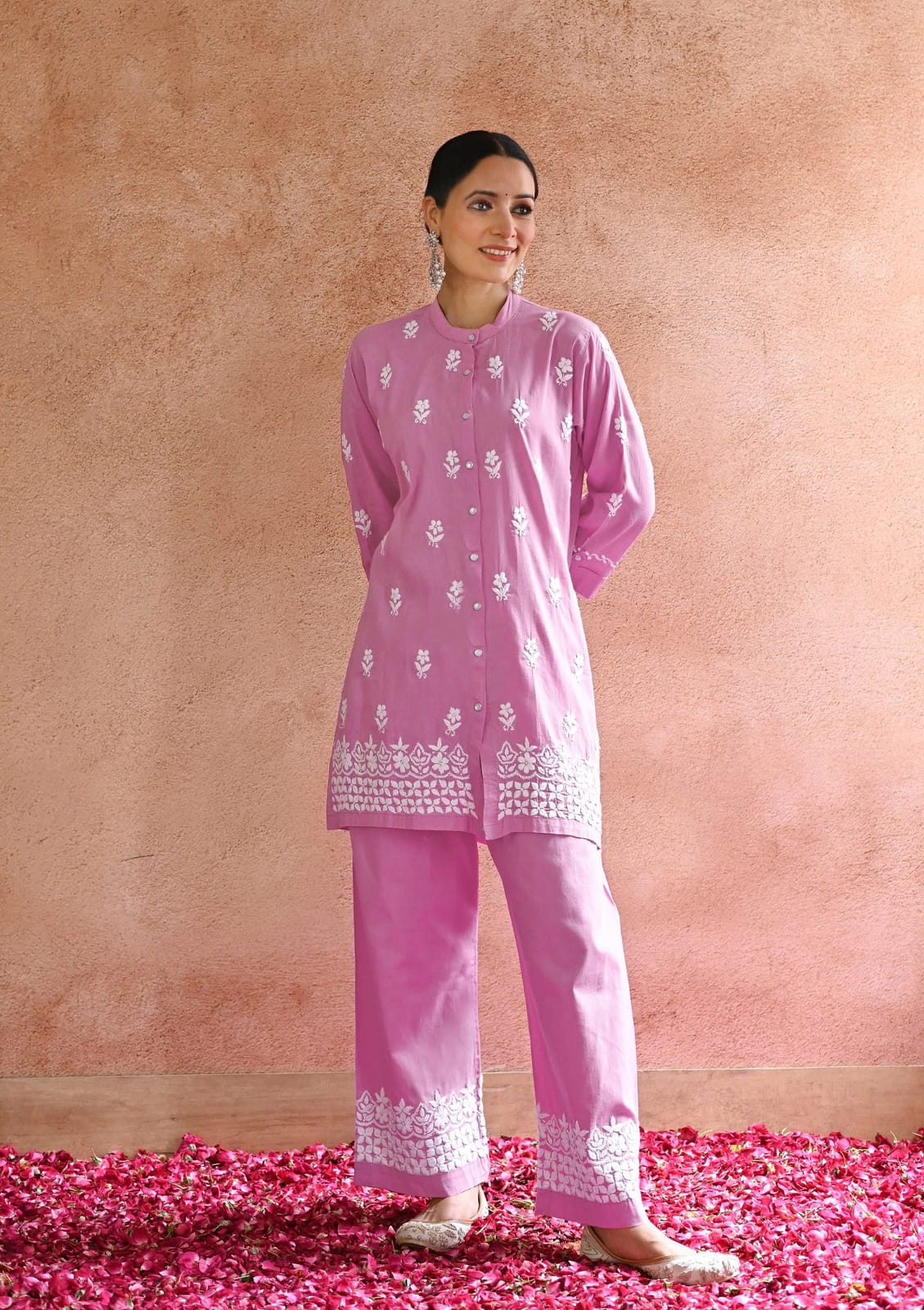 Rozi By Rasili Nx Rayon Embroidered Co Ord Set Exporters In India
